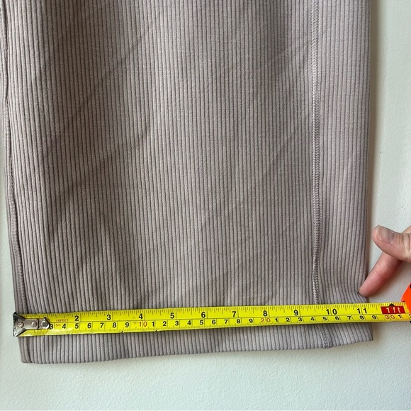 90 Degree by Reflex Scuba Rib Asbury Pants Women’s L Taupe Wide Leg Lounge - Picture 8 of 10